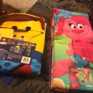LEGO Hooded Towel Wrap&Trolls Towel